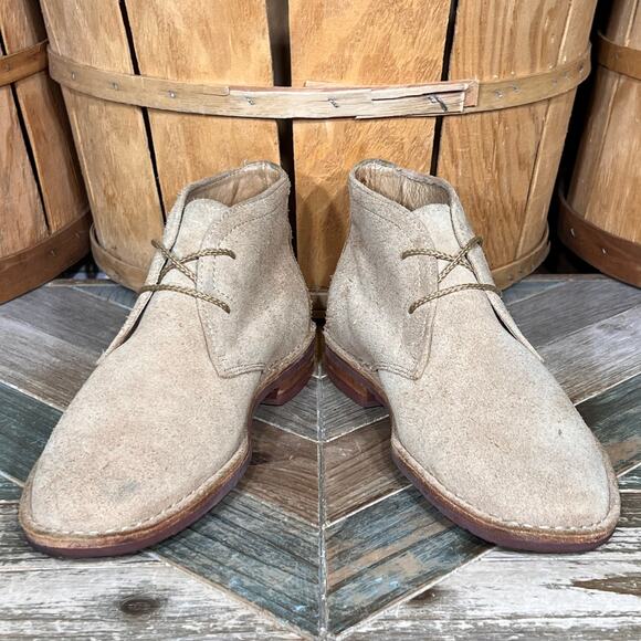 Trask Brady Tan Suede Brick Vibram Outsole Desert Chukka Boots Mens Size 8 main image 9